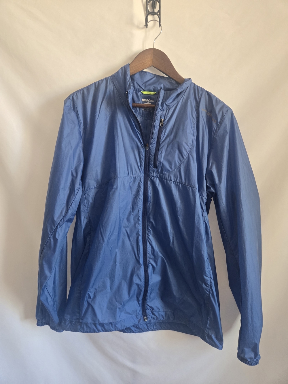 Brooks Blue Lightweight Running Shell Jacket